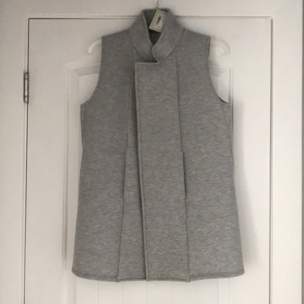 NWT Peter Millar grey long vest M $198